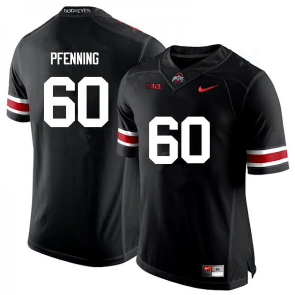Ohio State Buckeyes #60 Blake Pfenning Men Player Jersey Black
